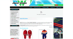 Desktop Screenshot of pollywears.com