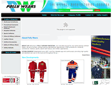 Tablet Screenshot of pollywears.com